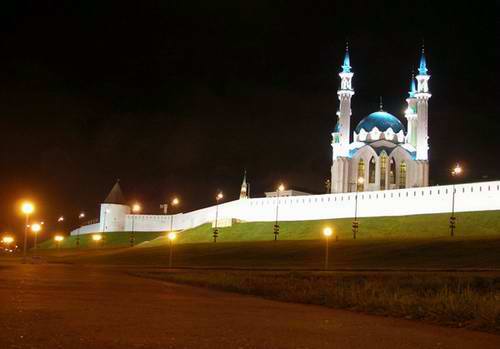 Kazan Kremlin photos - night view photo