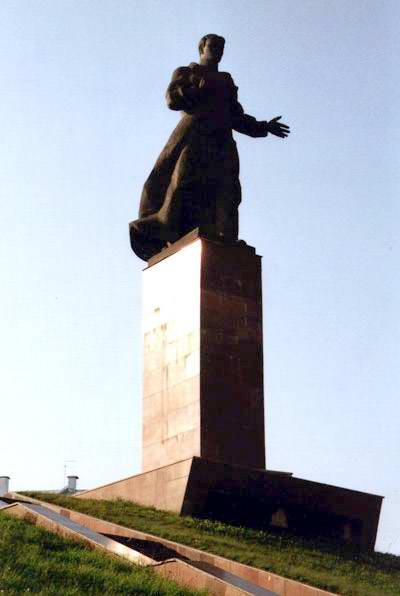 Kazan Russia monument to Vahitov M. photo