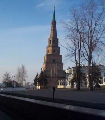 Kazan city of Russia Kremlin history - Suyumbika Tower photo