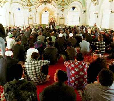 Tatars people of Kazan city in mosque 2nd photo